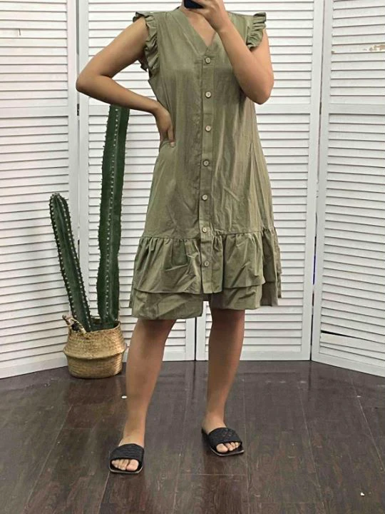Gilda® | Sleeveless V-Neck Dress - Image 3