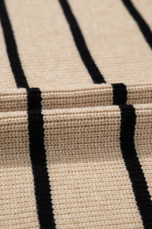 Gilda | Striped cardigan with side pockets and open front - Image 8