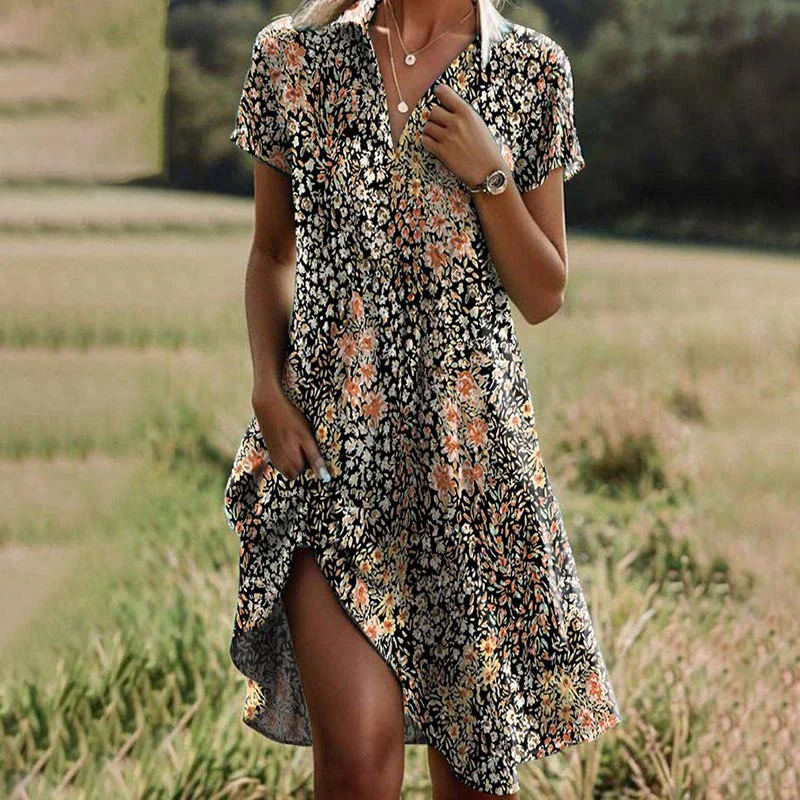 Gilda® | Vintage Floral Print Dress - Image 2