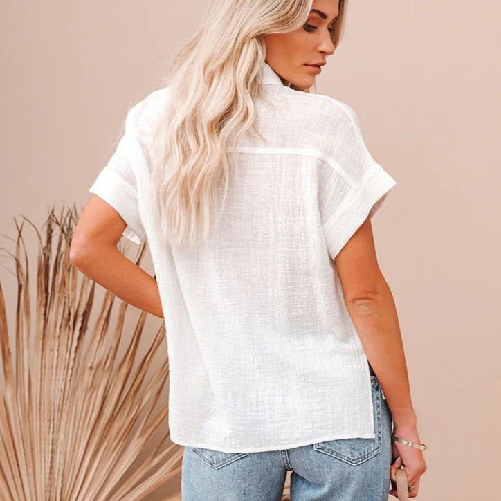 Gimena® | Casual Short Sleeve Blouse