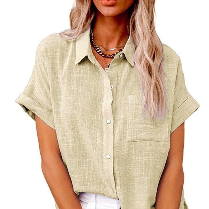 Gimena® | Casual Short Sleeve Blouse - Image 2