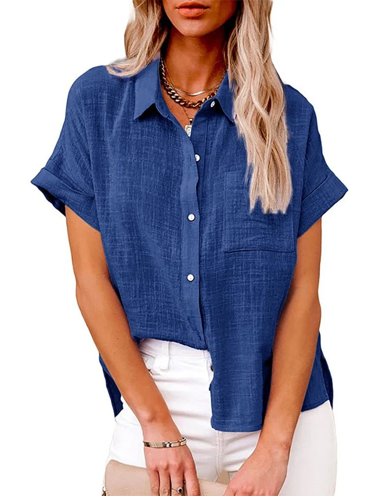 Gimena® | Casual Short Sleeve Blouse - Image 5