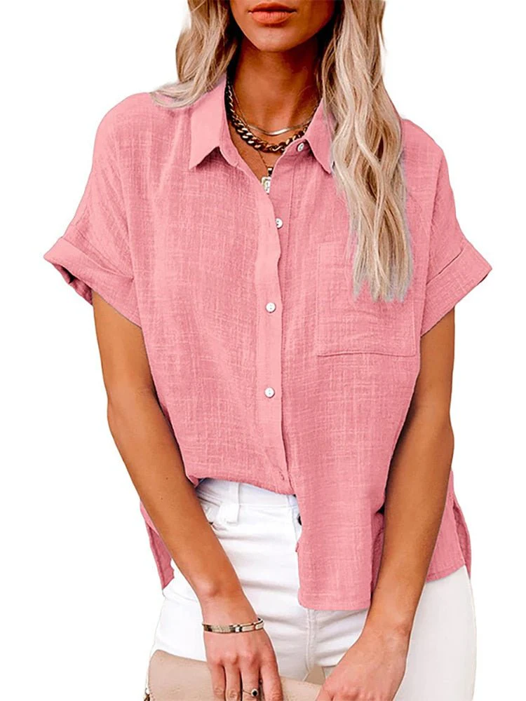 Gimena® | Casual Short Sleeve Blouse - Image 7