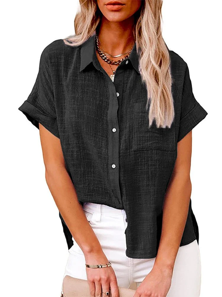 Gimena® | Casual Short Sleeve Blouse - Image 8