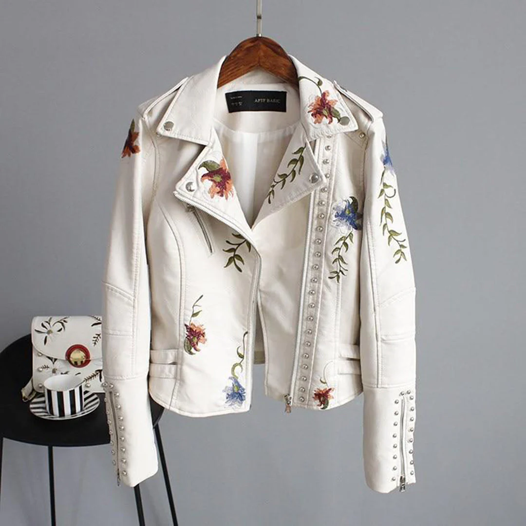 Gina | Women's jacket with a floral pattern