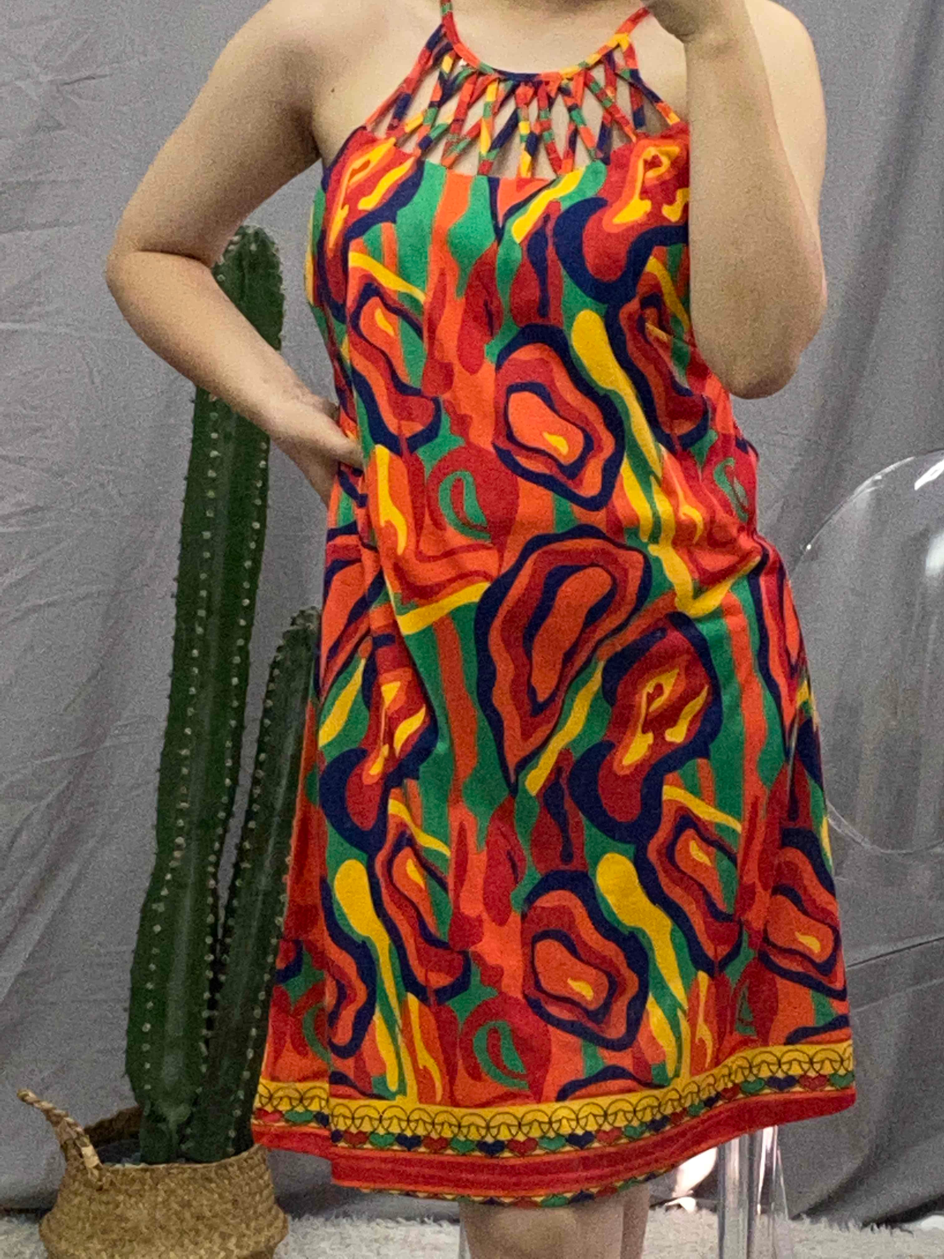 Ginebra® | Multicolored Sleeveless Dress