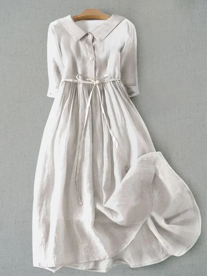 Giorgia® | Linen And Blend Dress - Image 2