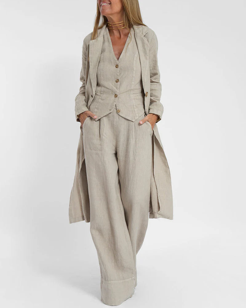 Giovanna® | Chic Set Consisting Of A Sleeveless Vest And Wide-Leg Trousers - Image 13