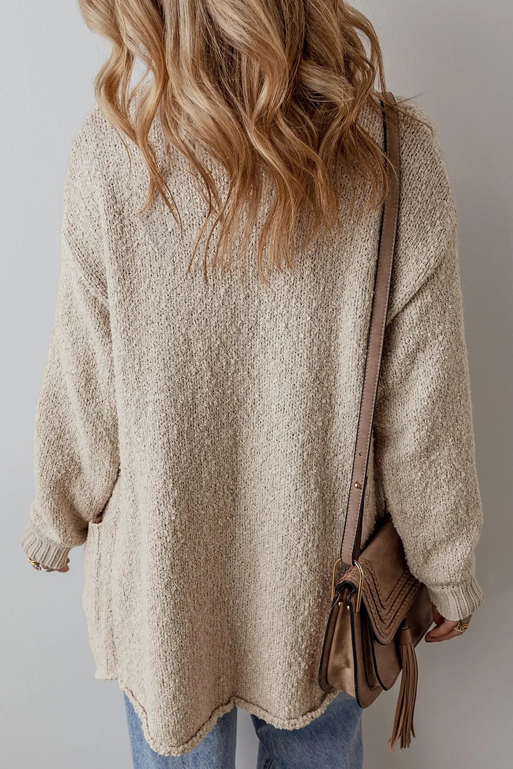 Giovanna | Long-sleeved cardigan with pockets and buttons - Image 2