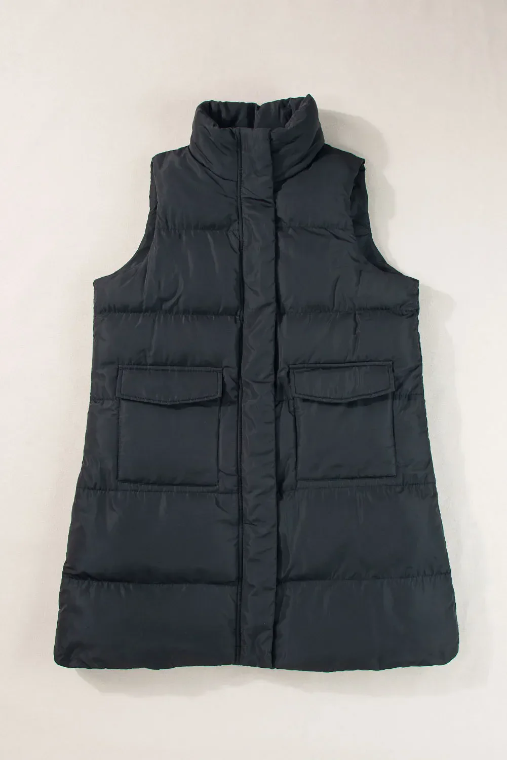 Giovanna | Vest coat with zip and pockets - Image 8