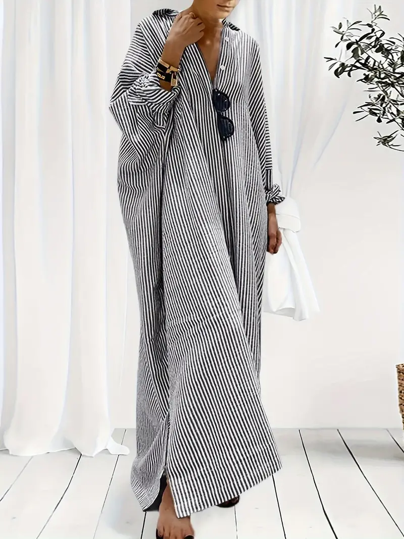 Gisela® | Striped maxi dress for women