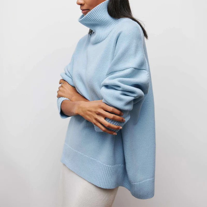 Glenda | Knitted turtleneck sweater - Image 2