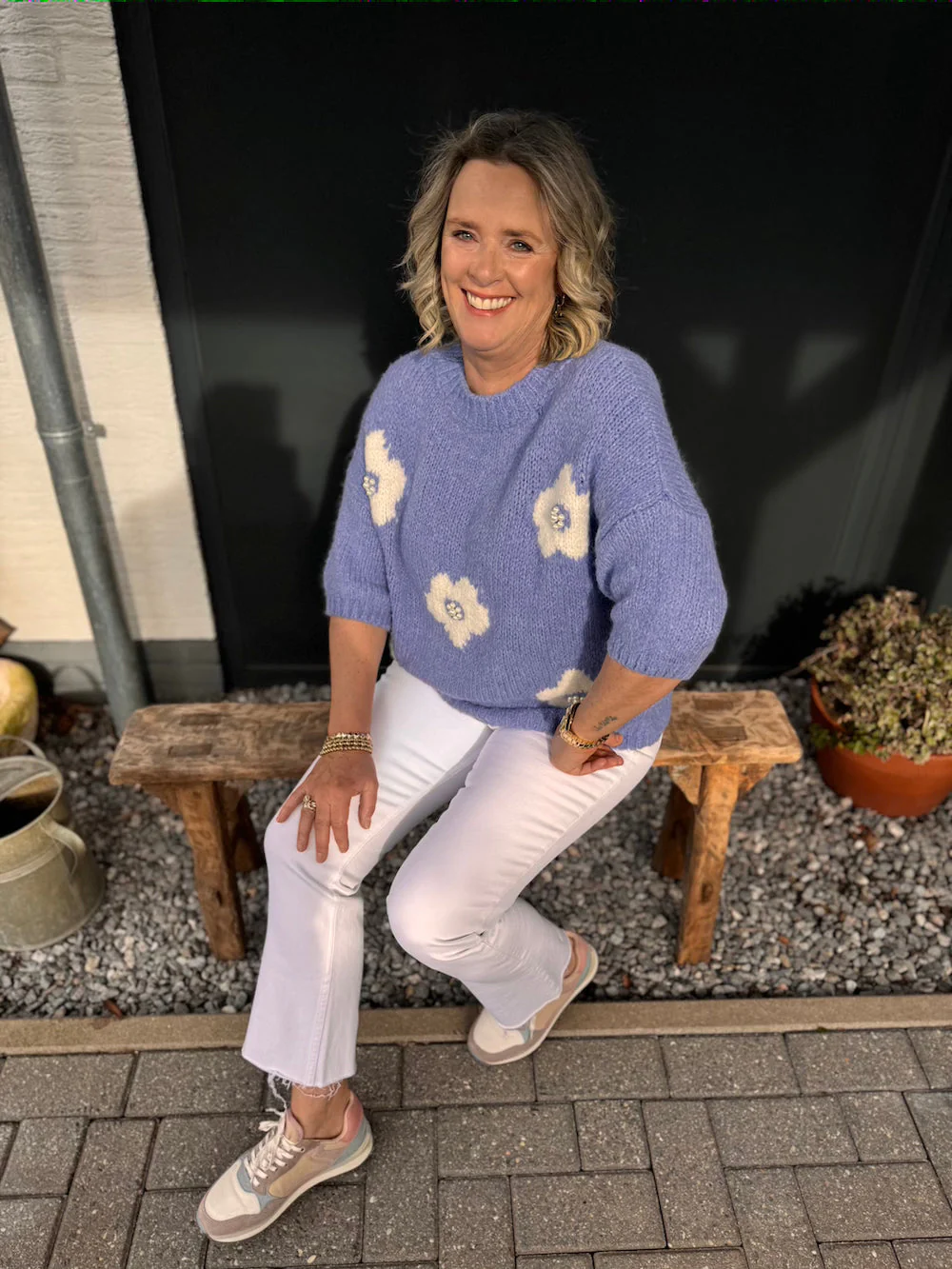 Glenda | Sweater Fleur Lavender - Image 2