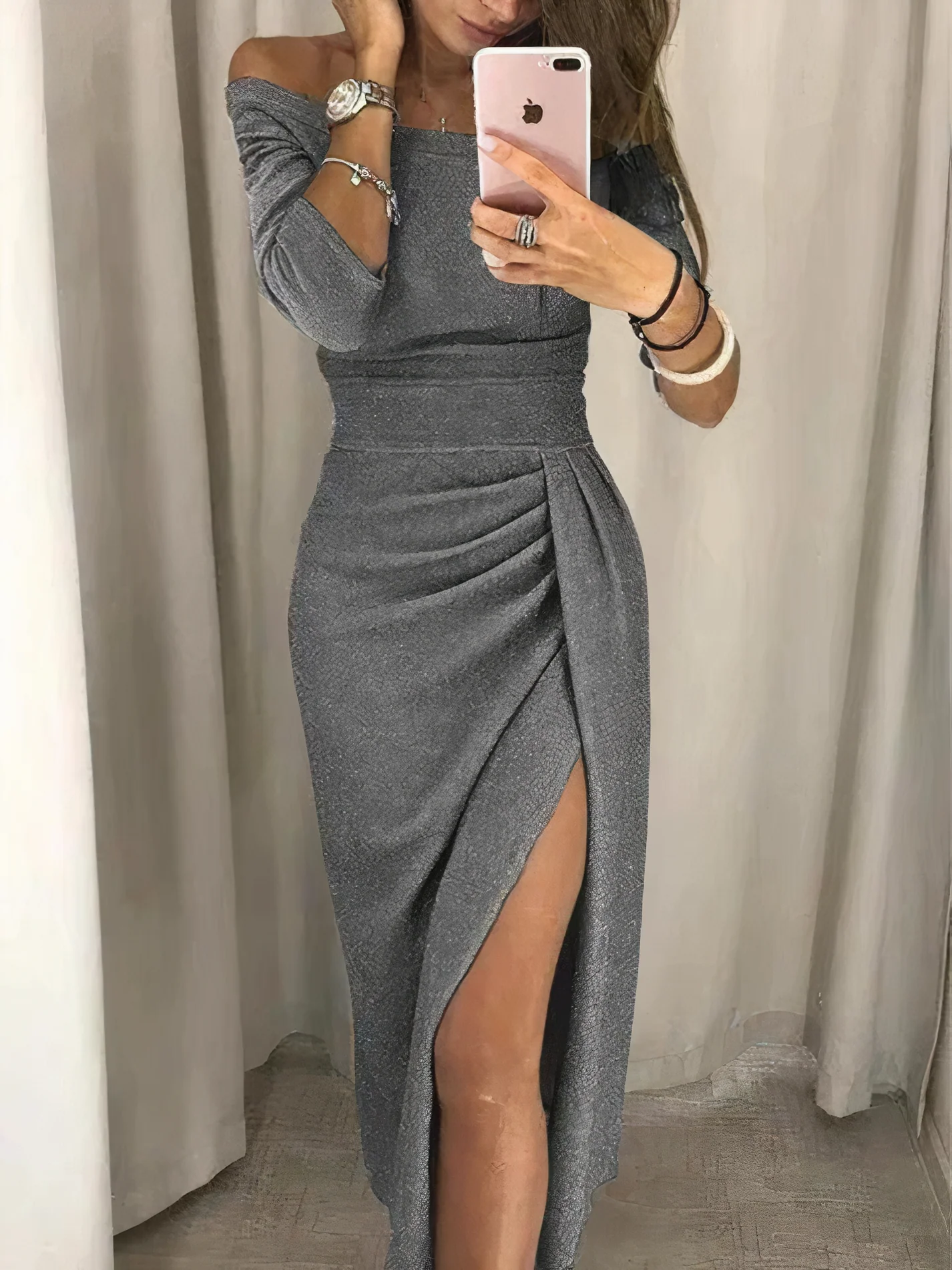 Gloria® | Shoulder-Hugging Pencil Dress - Image 2