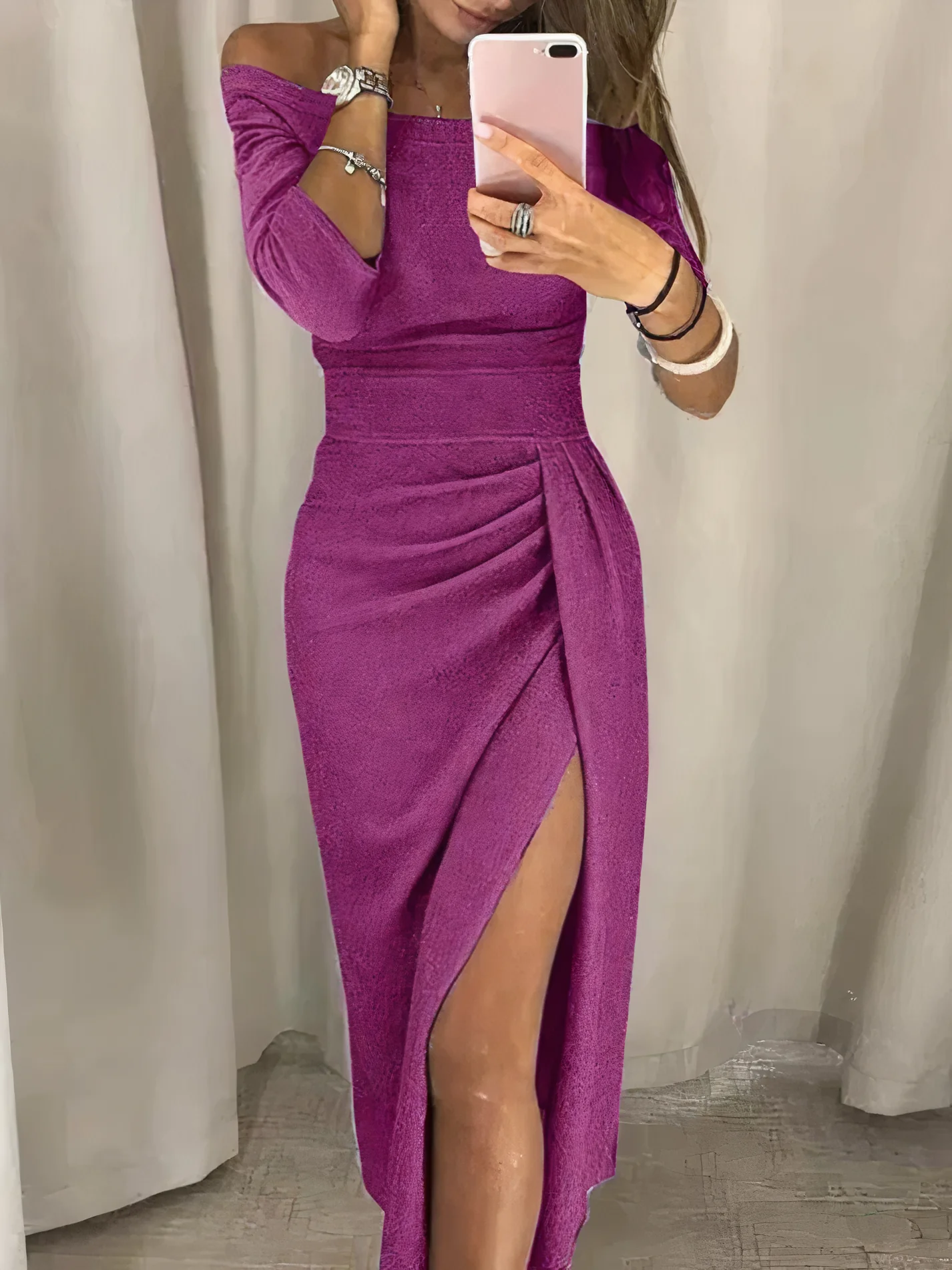 Gloria® | Shoulder-Hugging Pencil Dress - Image 6