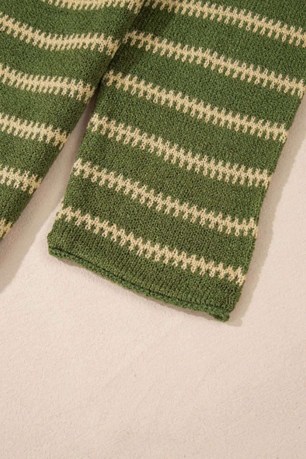 Gloria | Striped crew neck sweater with dropped shoulders - Image 7