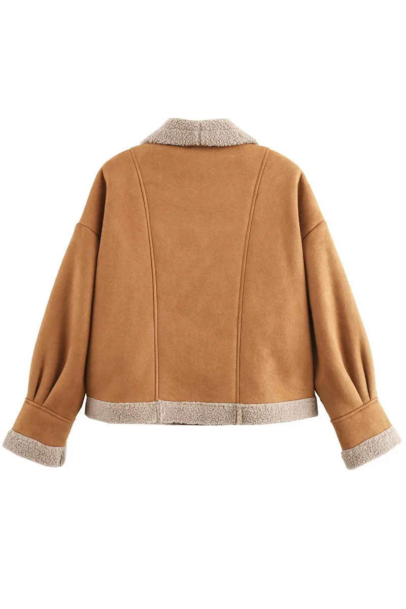 Godelieve | Casual outerwear with pocket buttons and turn-down collar for everyday wear - Image 9