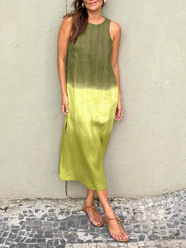Gracia® | Casual Long Dress With Tie-Dye Pattern - Image 2