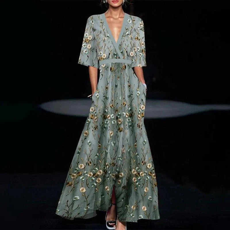 Graciela® | Floral Print Maxi Dress - Image 3