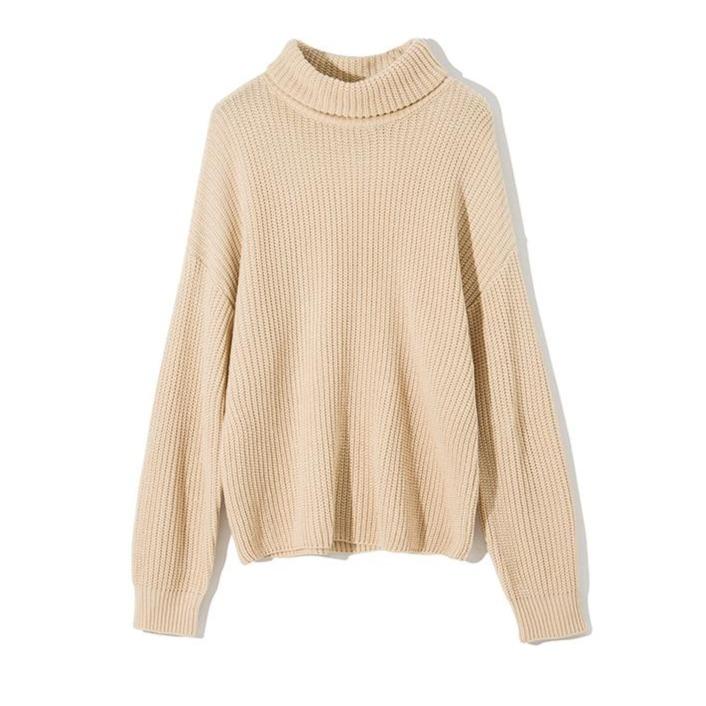 Graciela | Long thick turtleneck sweater for women - Image 2