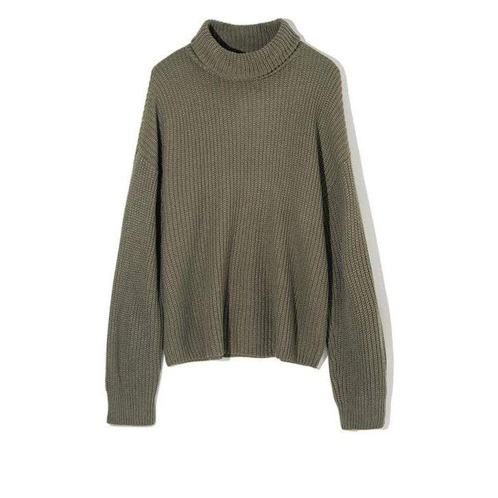 Graciela | Long thick turtleneck sweater for women - Image 3