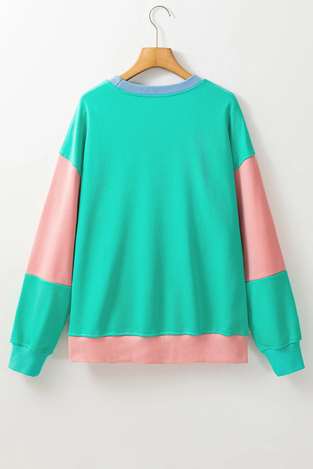 Greta | Color block sweatshirt with a crew neck and long sleeves - Image 5