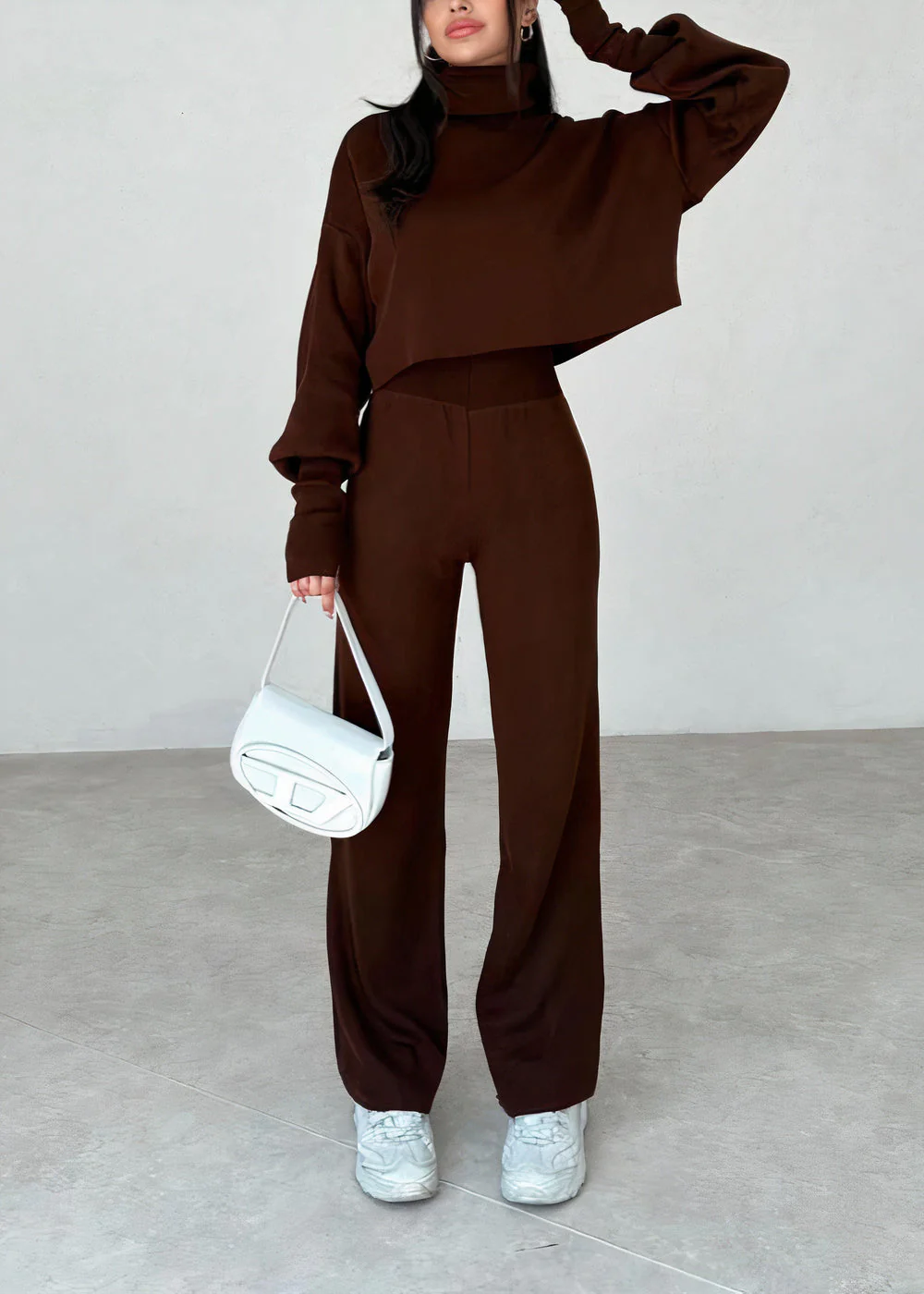 Greta® | Comfortable suit set with a high collar - Image 5