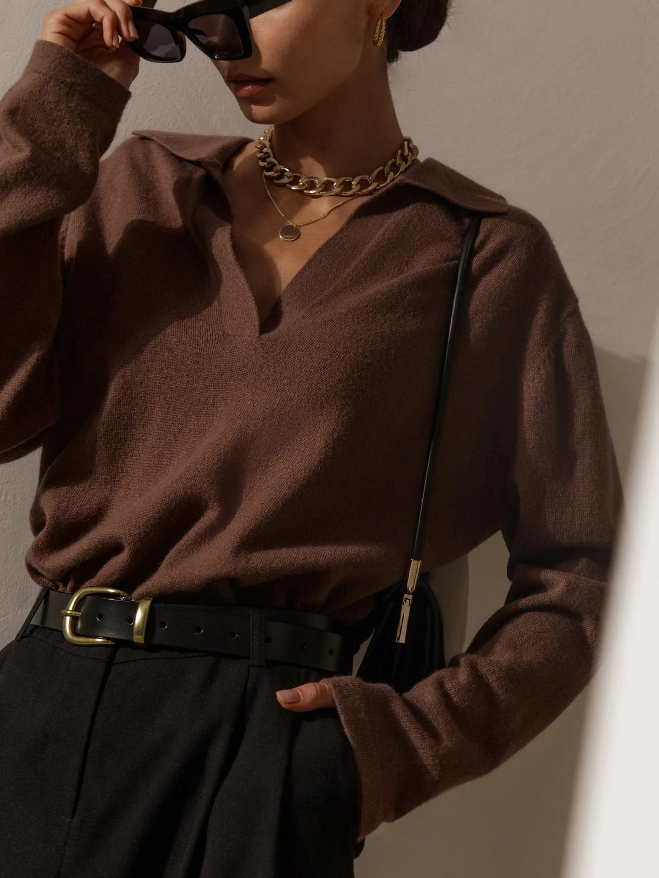 Greta | Sweater with collar - Image 7
