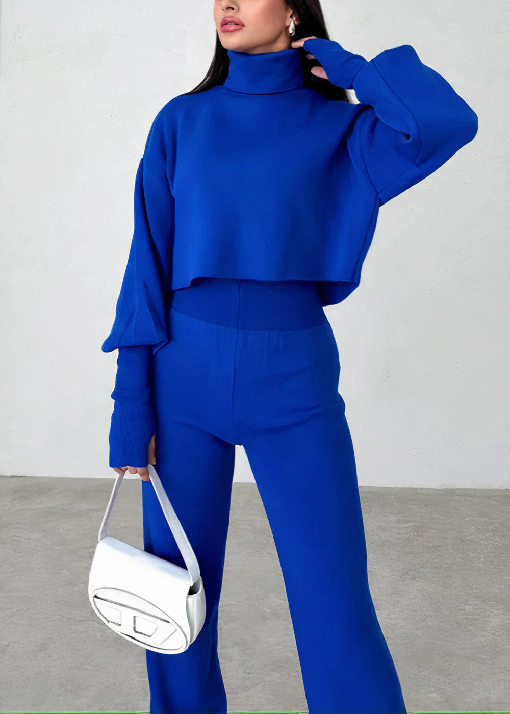 Greta | Comfortable suit set with a high collar - Image 8