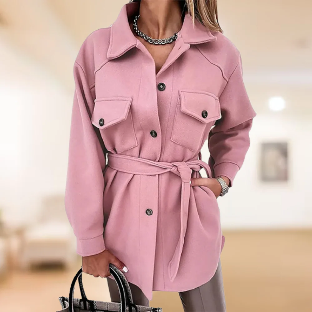 Griselda® | Coat with polo buttons