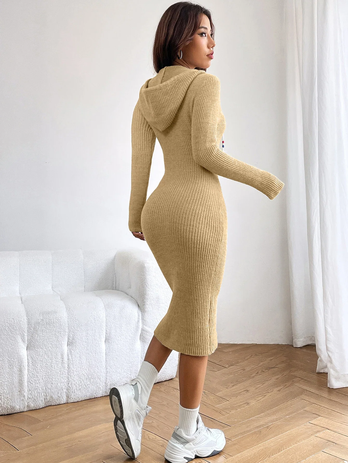 Griselda® | Comfortable dress with a hood. - Image 3