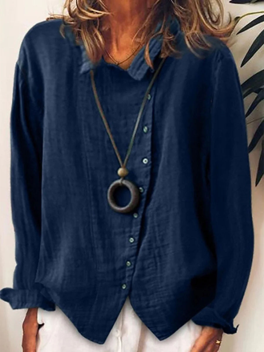 Guadalupe® | Chemise longue in cotton and lin – simple and chic - Image 3