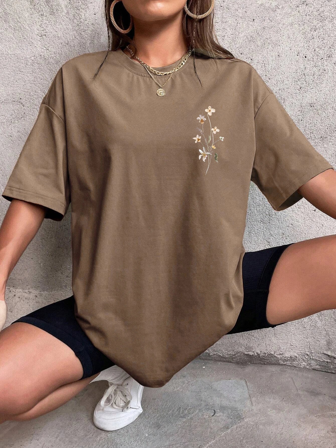 Guadalupe® | Floral women's cotton T-shirt - Image 12