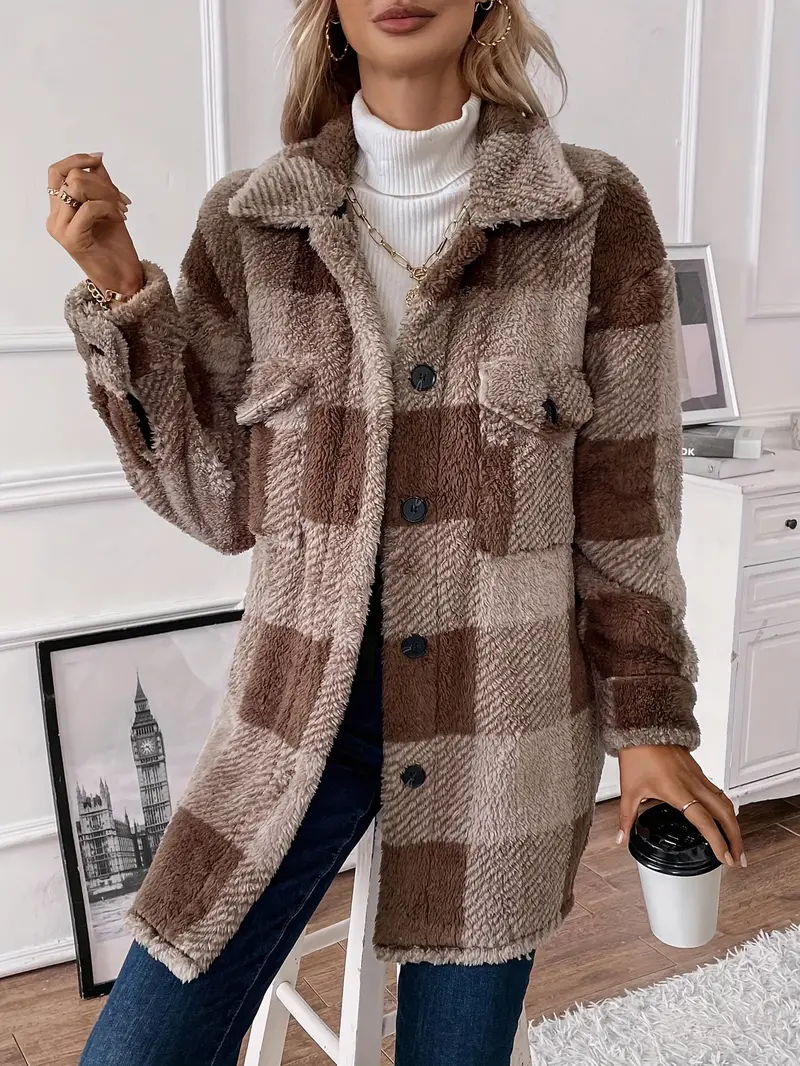 Guadalupe | Knitted plush coat