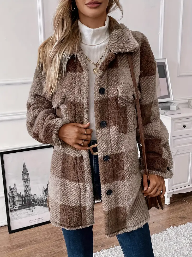 Guadalupe | Knitted plush coat - Image 3