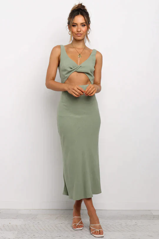 Gudelia® | Midi Dress In A Wrap Style - Image 12