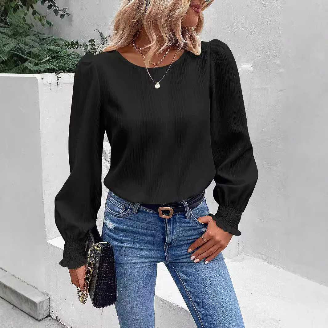 Guillermina® | Women'S Blouse With Casual Balloon Sleeves - Image 3