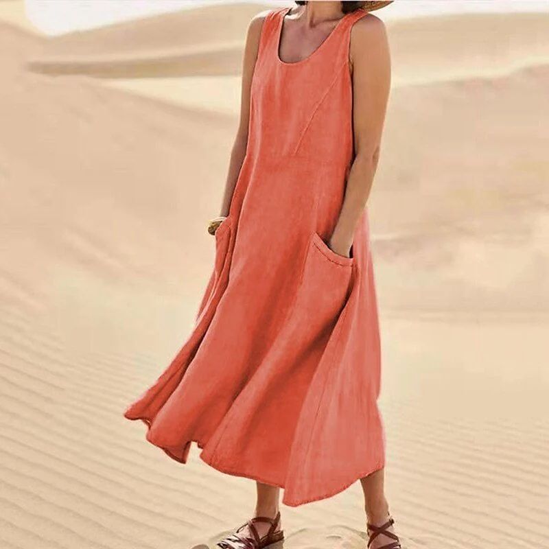 Gundisalva® | Sleeveless Dress With Pockets - Image 11