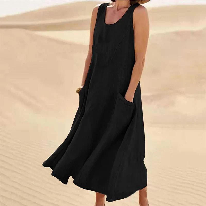 Gundisalva® | Sleeveless Dress With Pockets - Image 2