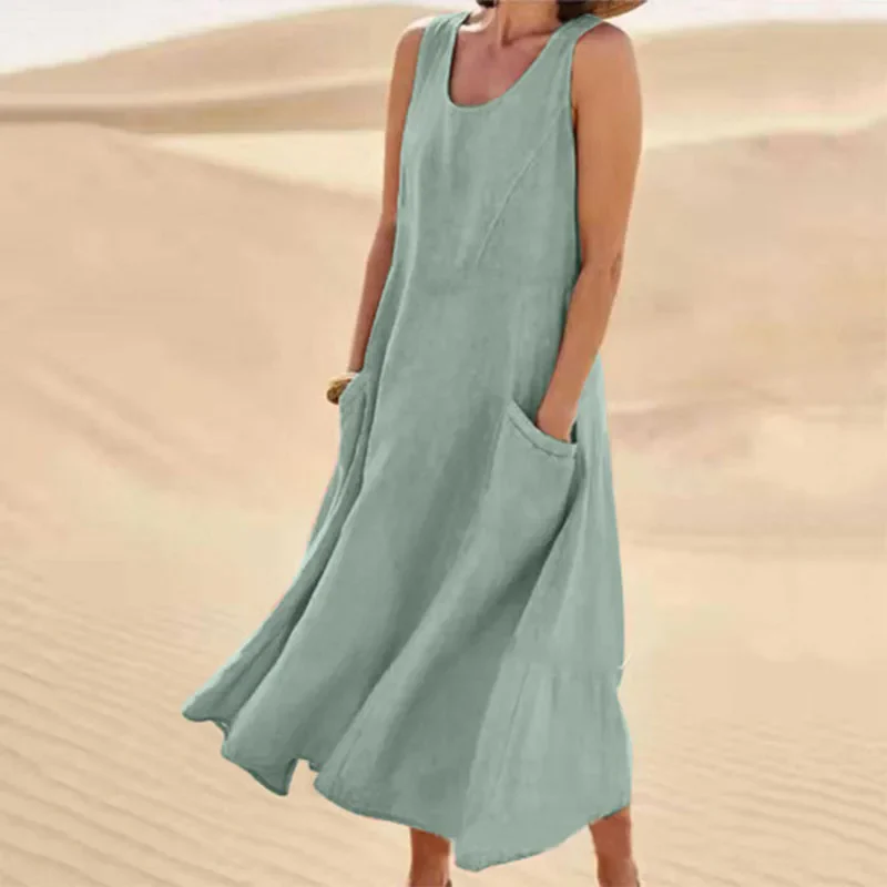 Gundisalva® | Sleeveless Dress With Pockets - Image 3