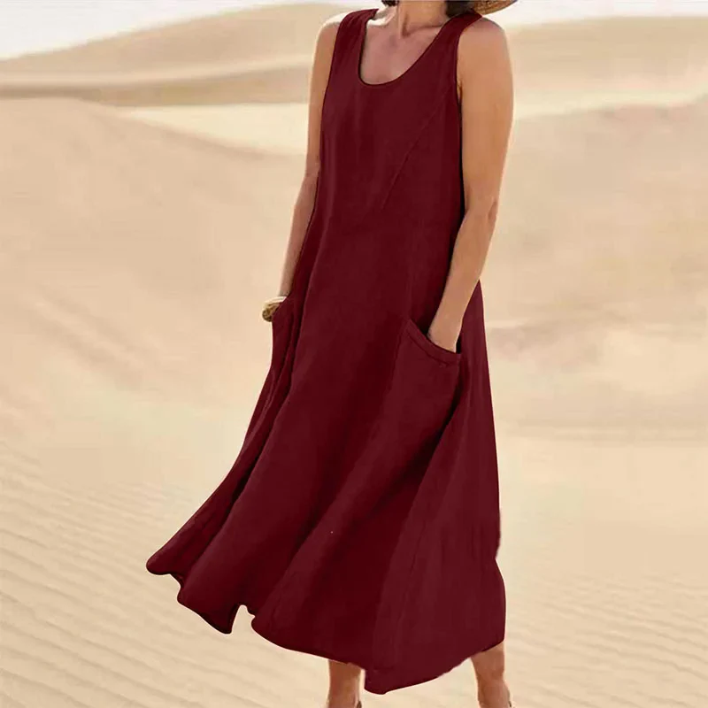 Gundisalva® | Sleeveless Dress With Pockets - Image 7