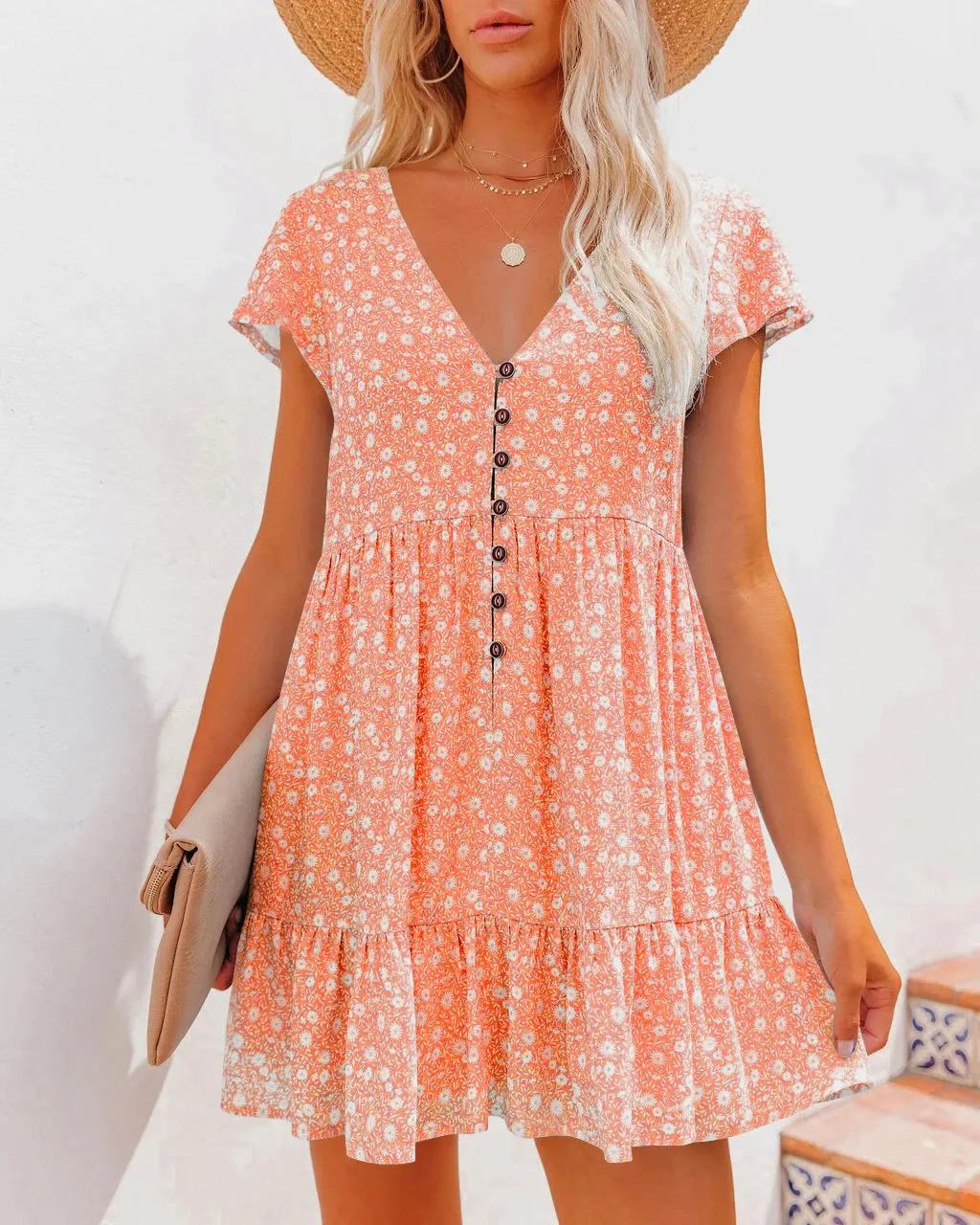 Gwendolyn® | Short Dress With A V-Neck - Image 8