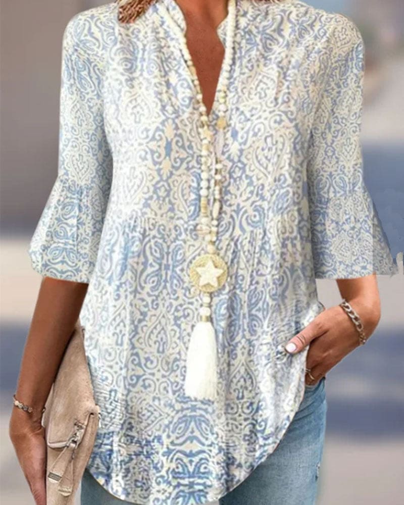Hailey® | Blouse With 3/4 Sleeves And Floral Print - Image 4