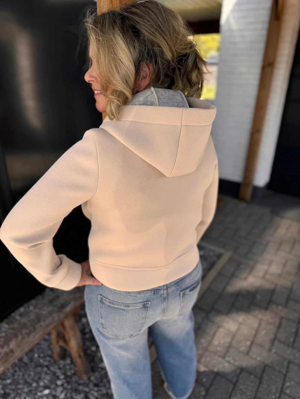 Hana | Diving jacket beige - Image 3