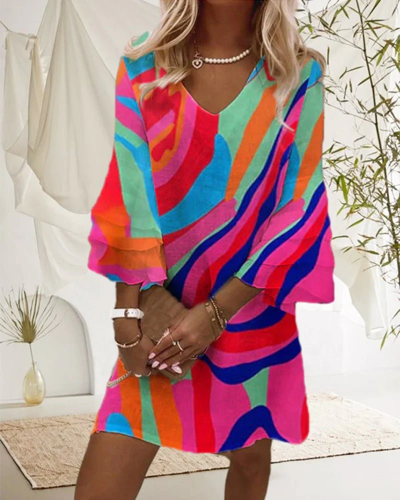 Hana® | Dress With Bell Sleeves - Image 3
