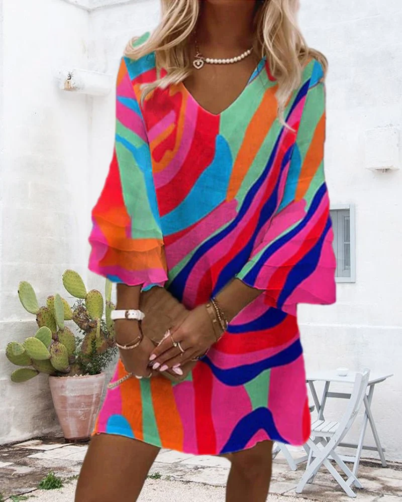 Hana® | Dress With Bell Sleeves - Image 4