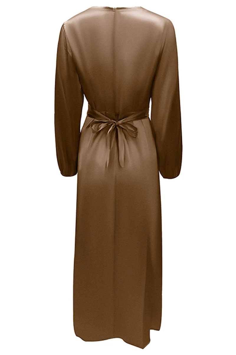 Hana | Fashion Stars Solid Patchwork O-Neck A-Line Dresses - Image 22