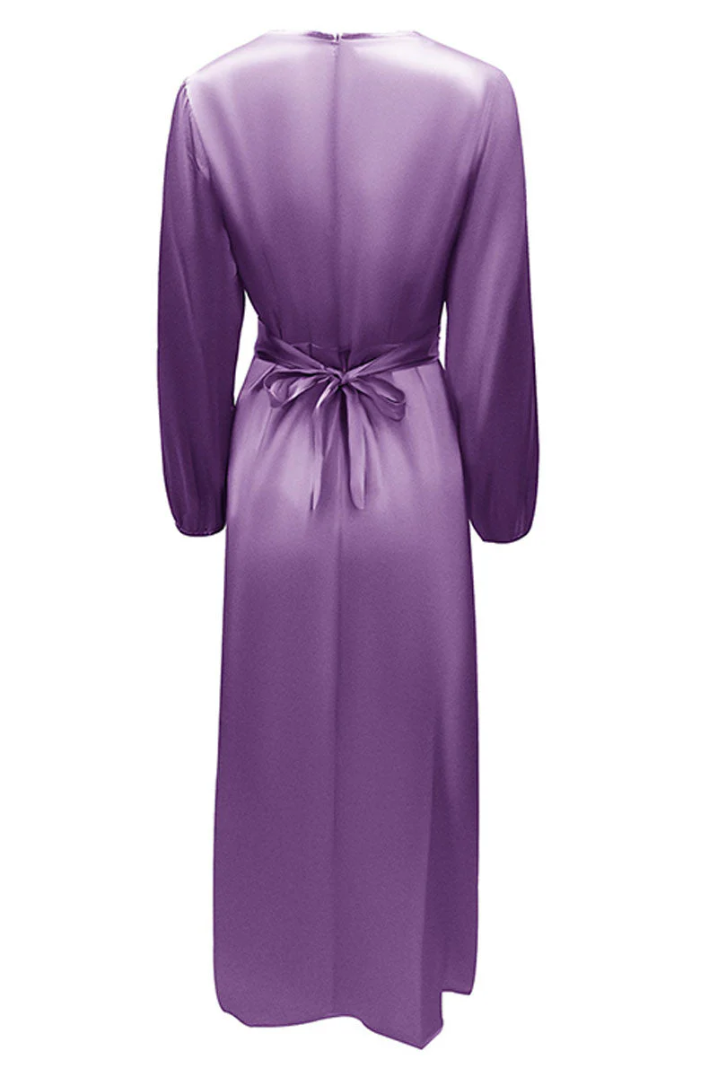 Hana | Fashion Stars Solid Patchwork O-Neck A-Line Dresses - Image 24