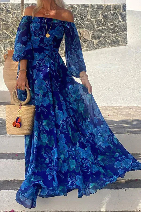 Hana® | Flower Print Maxi Dress - Image 3