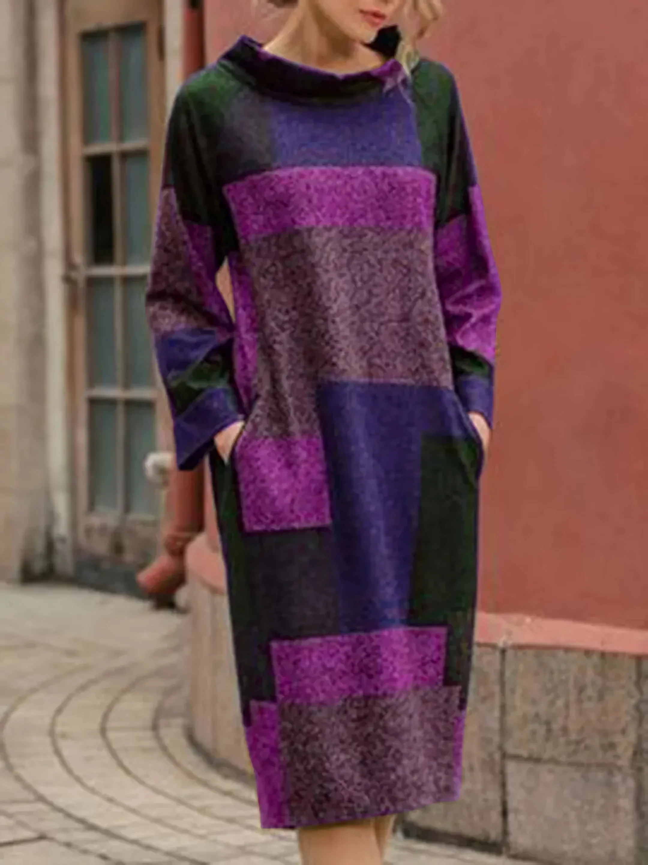 Hana® | Vintage Patchwork Dress